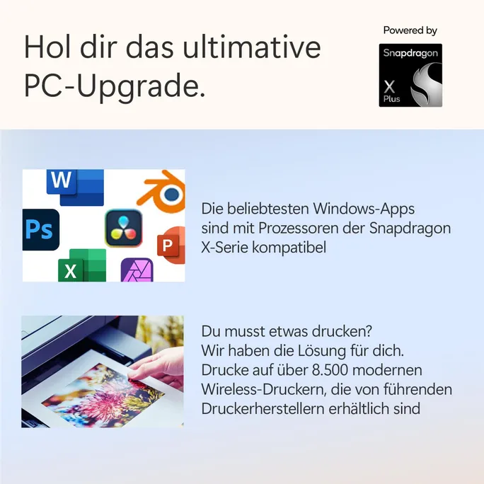 Surface Laptop (7.Edition) Copilot+PC 13,8" QHD Touch Platin Snapdragon® X Plus 16GB/256GB SSD Win11 ZGJ-00005 – Bild 3