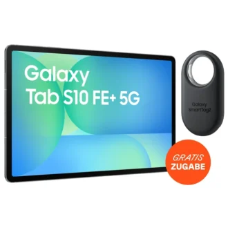 Samsung GALAXY Tab S10 FE+ X626B 5G 12.4" 256GB grau  + SmartTag 2 EI-T5600 Schwarz