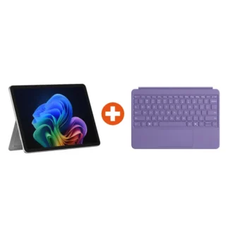 Microsoft Surface Pro Copilot+ PC 12" Snapdragon® X Plus 16GB/256GB UFS PixelSense LCD Platinum Win11 ohne Netzteil inkl. MS Surface Pro Keyboard Violet