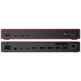 Lenovo ThinkPad Thunderbolt 5 Smart Dock 7500 - 8K/60Hz, 4K/240Hz, 2x DP, 1x HDMI, 2x TB5, 3x USB-A (10Gbps) 2x USB-C, 2.5 Gbit-LAN, 180W PD 3.1, 265W Netzteil