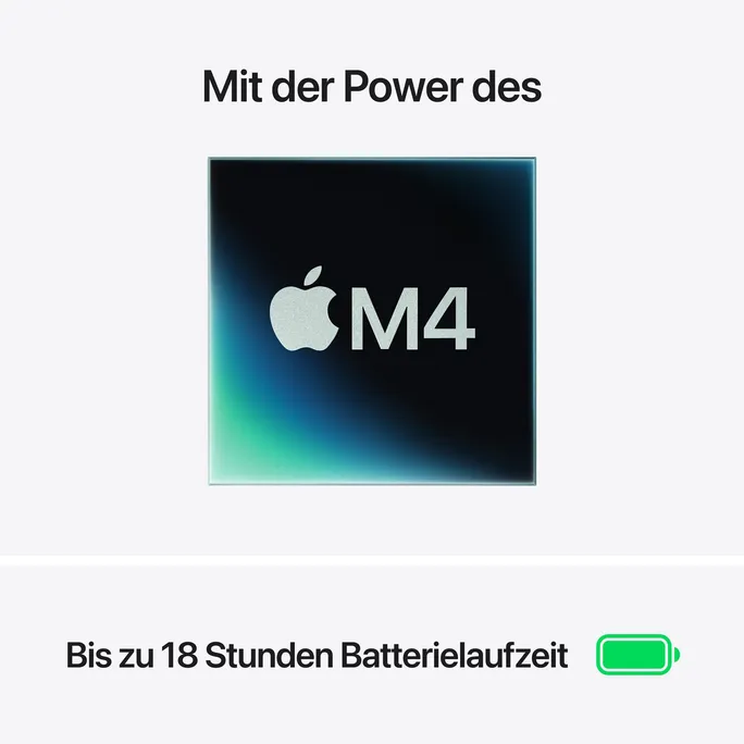 Apple MacBook Air 15,3" 2025 M4/24/512GB SSD 10C GPU Himmelblau MC7D4D/A – Bild 4