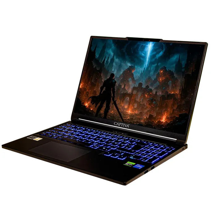 Captiva Notebook Highend Gaming I95-050GE 16" WQXGA Core i7-14650HX 16GB/1TB SSD RTX5070 Win 11 – Bild 2