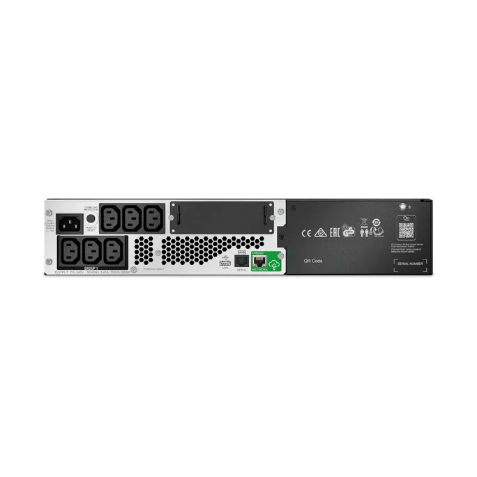 APC Smart UPS SMTL750RMI2UC, 750VA, Rack, 6x C13, AVR, Display, SmartConnect+Slot, Übersppannschutz – Bild 4