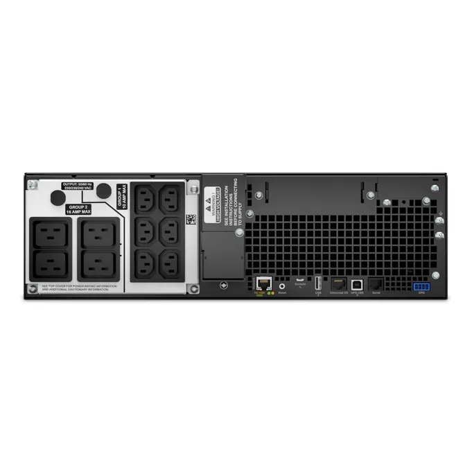 APC Smart UPS SRT SRT5KRMXLI, 5000VA, Rack, 4x C19, 6x C13, Überspannungsschutz – Bild 5