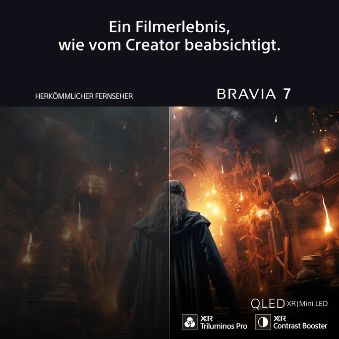 Sony BRAVIA 7 K-65XR70 QLED (XR l Mini LED) 4K HDR Smart TV – Bild 3