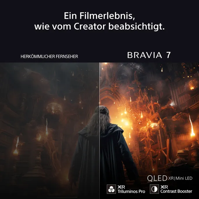 Sony BRAVIA 7 K-85XR70 QLED (XR l Mini LED) 4K HDR Smart TV – Bild 3