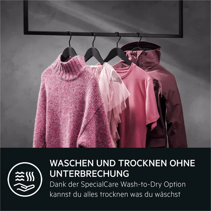 AEG LWR8WI7680 Series 8000 Waschtrockner Wifi 8 kg / 4 kg, 1600 U/min. – Bild 4