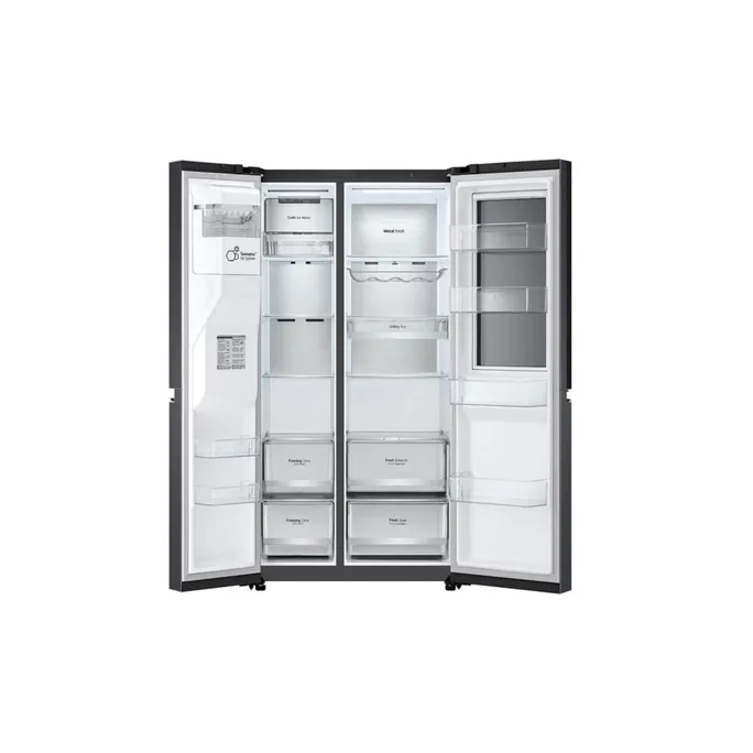 LG GSXB90MCDE InstaView Side-by-Side mit Crushed Ice Edelstahl Dark Inox Look – Bild 5