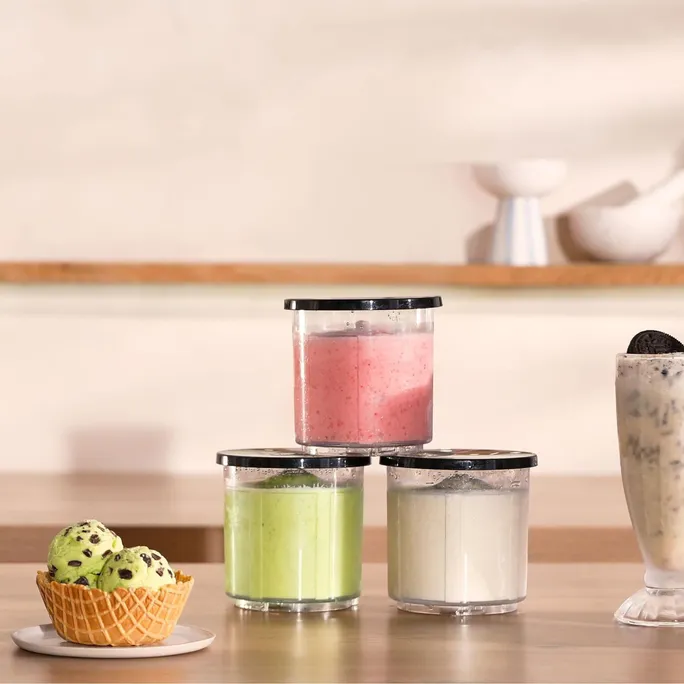 Tefal IG602A Dolci Eismaschine beige – Bild 4