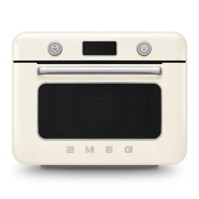 Smeg 50's Style Kombi-Tisch-Dampfbackofen Creme