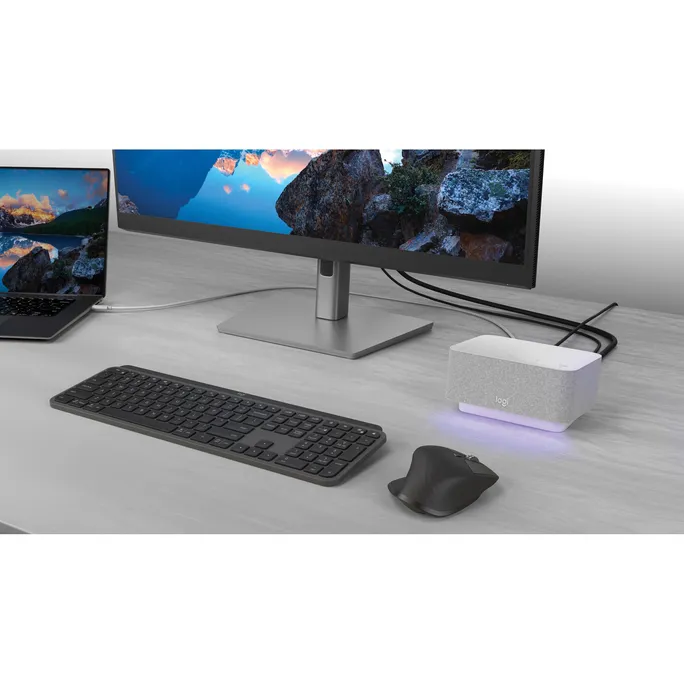Logitech Logi Dock Offwhite (UC-Version) - All-in-one-USB-C-Dockingstation – Bild 4