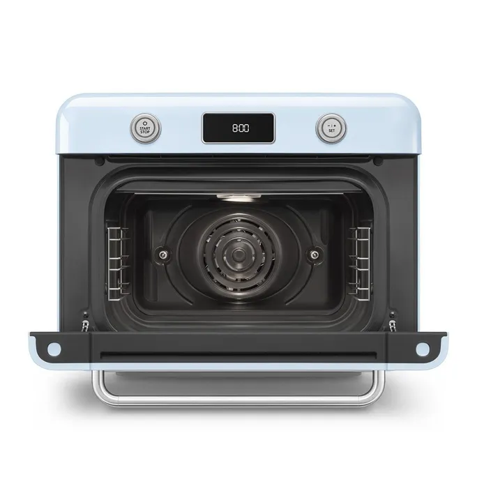 Smeg 50's Style Kombi-Tisch-Dampfbackofen Pastellblau – Bild 5