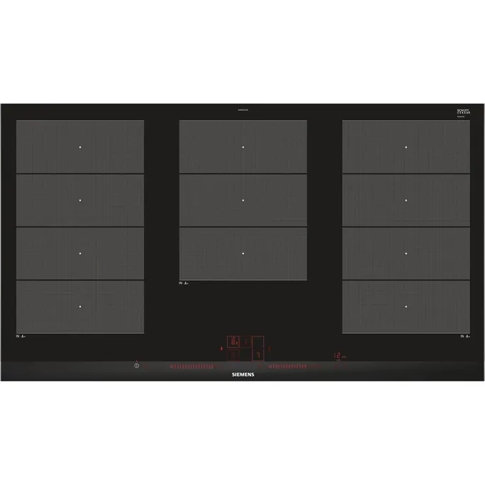 Siemens EX975LXC1E iQ700 Induktionskochfeld 90 cm Schwarz, Mit Rahmen aufliegend