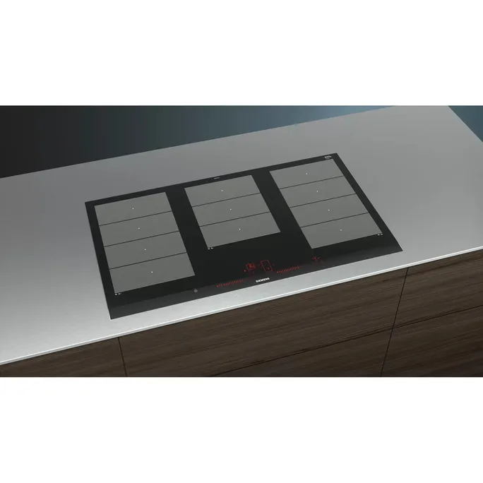 Siemens EX975LXC1E iQ700 Induktionskochfeld 90 cm Schwarz, Mit Rahmen aufliegend – Bild 2
