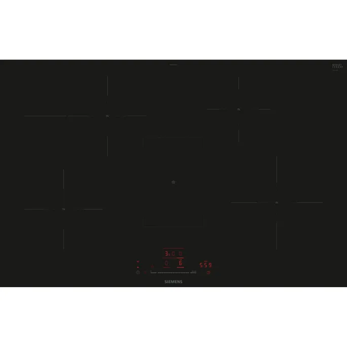 Siemens EH801HFB1E iQ300 Induktionskochfeld 80 cm Schwarz, flächenbündig (integriert)