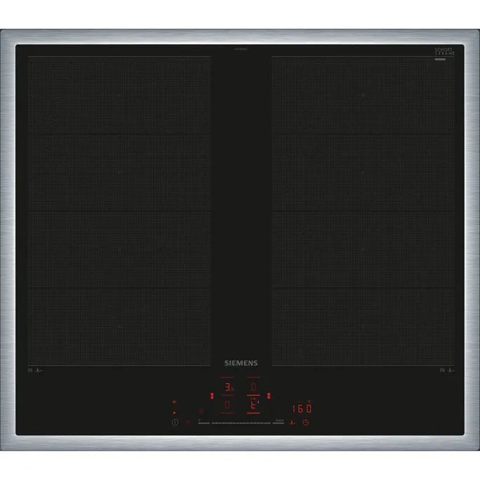 Siemens EX645HXC1E iQ700 Induktionskochfeld 60 cm Schwarz, Mit Rahmen aufliegend