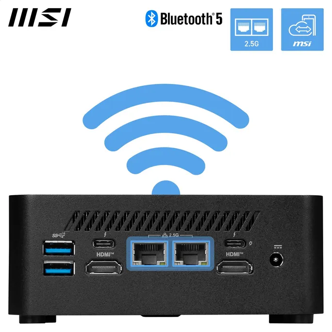 MSI Cubi NUC 1MG-008BDE Barebone Core 5 120U 0GB SSD nOS – Bild 4
