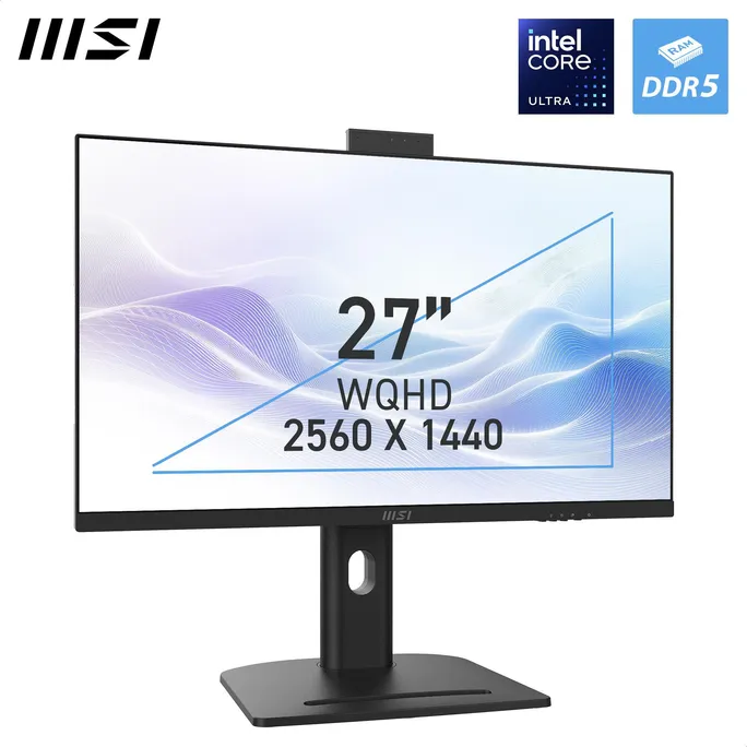 MSI Modern AM273QP AI 1UMG-221AT Core Ultra 7 155H 32GB/1TB SSD 27" All in One Win11 Pro schwarz – Bild 2