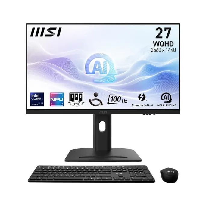 MSI Modern AM273QP AI 1UMG-221AT Core Ultra 7 155H 32GB/1TB SSD 27" All in One Win11 Pro schwarz – Bild 3