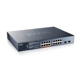 Zyxel XMG1915-18EP 16-Port 2.5GbE Smart Switch, 2x SFP+, 8x PoE++ 180W lüfterlos