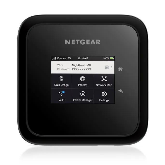 NETGEAR mobiler Hotspot-Router Nighthawk M6 5G WiFi 6 (MR6150) – der ultimative Reisebegleiter für schnelle, sichere Verbindungen mit bis zu 2,5 GBit/s – Teilen mit 32 Geräten – freigeschaltet, unterstützt internationales Roaming