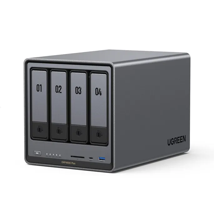 UGREEN NASync DXP4800 Plus NAS System 4-Bay 16TB inkl. 4x Toshiba NAS HDD N300 – 4TB – Bild 2
