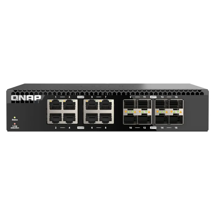 QNAP QSW-3216R-8S8T 10 GbE Switch Unmanaged 16-Port – Bild 2