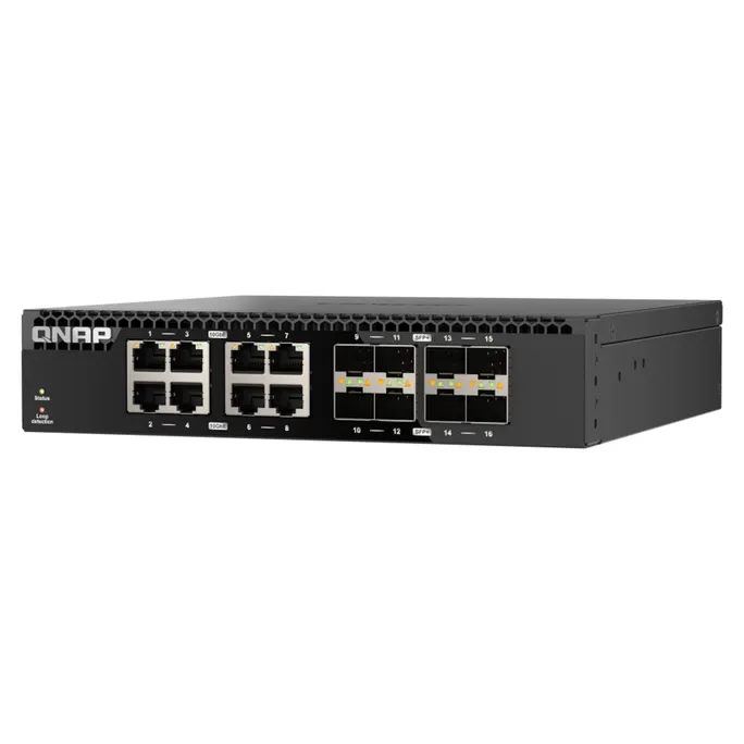 QNAP QSW-3216R-8S8T 10 GbE Switch Unmanaged 16-Port – Bild 4