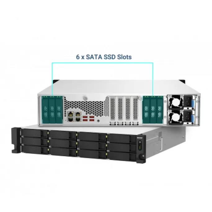 QNAP TS-h1887XU-RP-E2336-32G NAS System 18-Bay – Bild 5