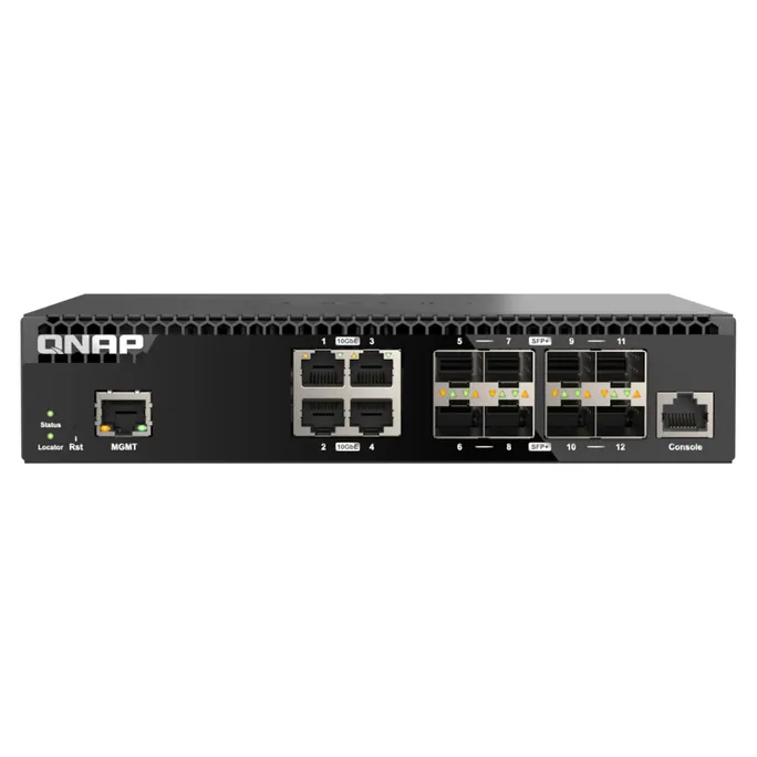 QNAP QSW-M3212R-8S4T 10 GbE Switch Managed 12-Port – Bild 2