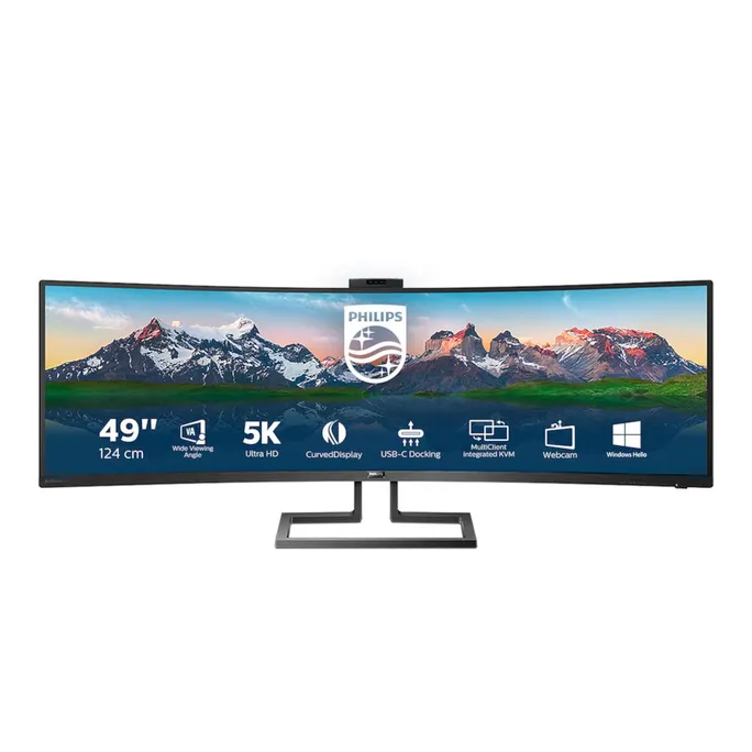 Philips P-Line 499P9H 49 Zoll DQHD Curved VA LED 32:9 60 Hz Monitor