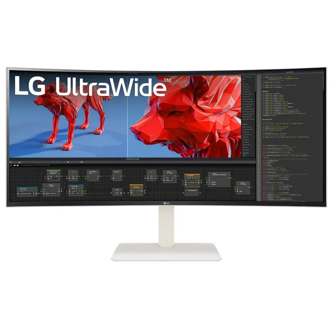 LG UltraWide 38BR85QC-W 37.5 Zoll Curved Nano IPS LED 24:10 144 Hz Office Monitor