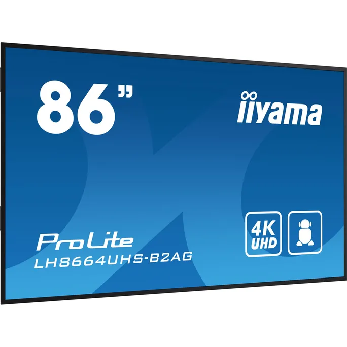 iiyama ProLite LH8664UHS-B2AG 217,4cm (85,6") 4K Digital Signage Monitor 16:9 HDMI/USB/LAN 60Hz 8ms