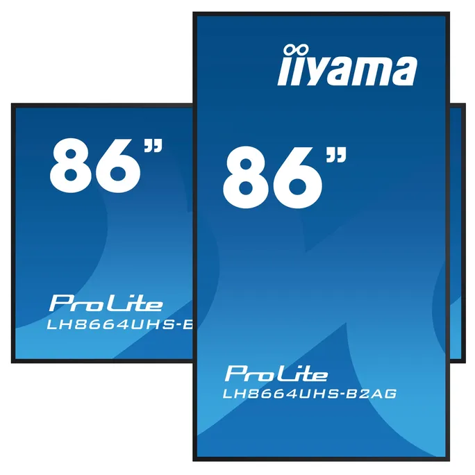 iiyama ProLite LH8664UHS-B2AG 217,4cm (85,6") 4K Digital Signage Monitor 16:9 HDMI/USB/LAN 60Hz 8ms – Bild 5