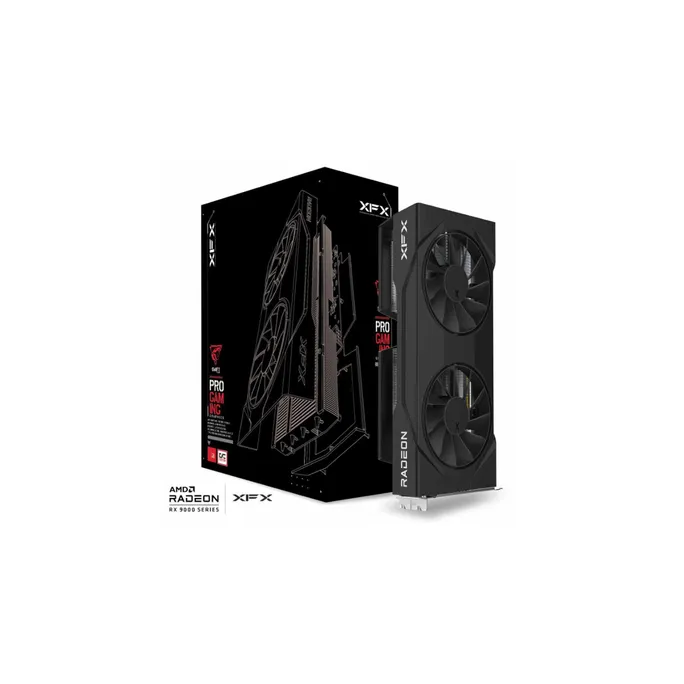 XFX Swift Radeon RX 9060 XT OC Gaming Edition Grafikkarte 8GB GDDR6 DP/HDMI