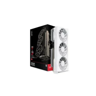XFX Swift Radeon RX 9070 OC White Triple Fan 90mm Gaming Edition Grafikkarte 16GB GDDR6 DP/HDMI
