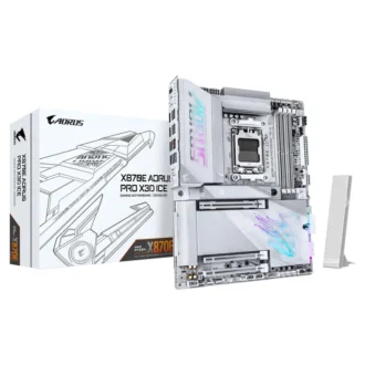 GIGABYTE X870E AORUS PRO X3D ICE WIFI7 ATX Mainboard Sockel AM5 HDMI