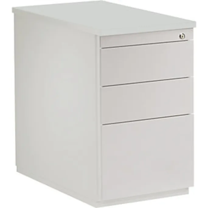 Schubladencontainer, 720x800, 2 Schübe, 1 Hängereg., lichtgrau