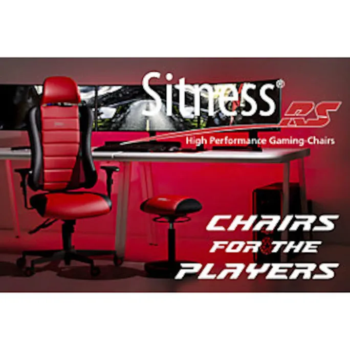 Topstar Bürodrehstuhl SITNESS RS, inkl. Kopfstütze und Armlehnen, schwarz – Bild 3