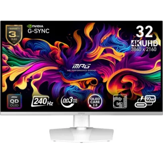 MSI MPG 321URXWDE QD-OLED 32 Zoll 4K (UHD) QD-OLED 16:9 240 Hz Gaming Monitor