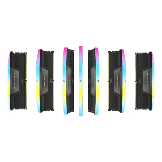 32GB (2x16GB) CORSAIR VENGEANCE RGB DDR5-5600 RAM CL40 Arbeitsspeicher Kit – Bild 4