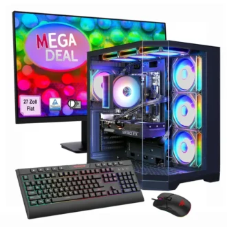 Hyrican Megadeal Gamemax HYPE-A SET2577 7534 R5-7500F 32GB/1TB SSD RTX5060 Win11 + MSI Pro MP273A 27" LED-Monitor