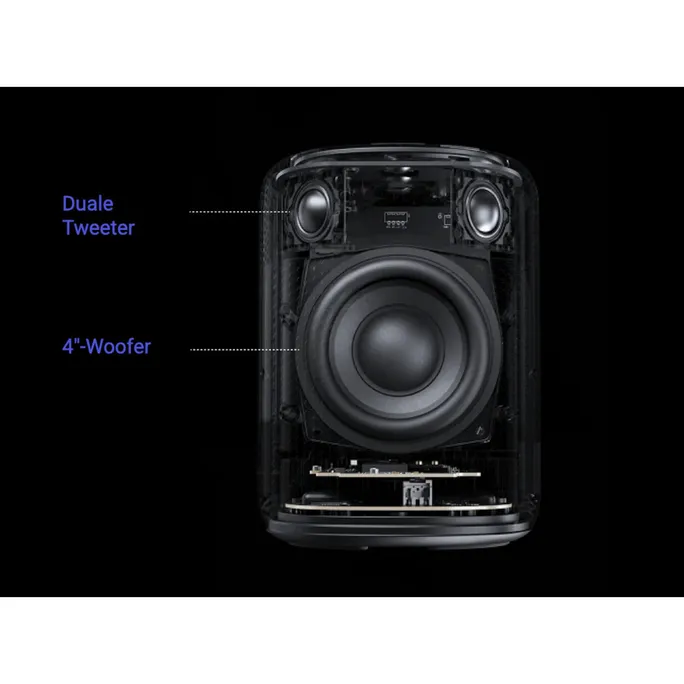 WiiM Sound LITE Twin Pack schwarz Smart Speaker Hi-Res Multiroom Lautsprecher-Set – Bild 2