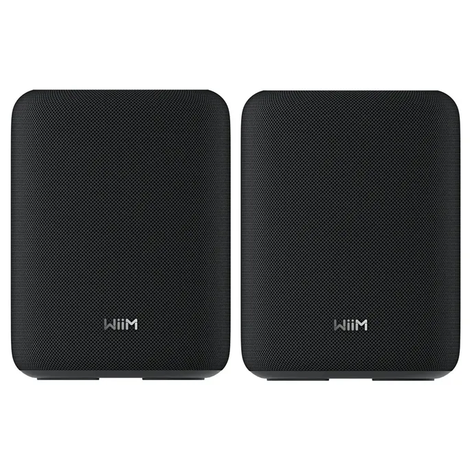 WiiM Sound LITE Twin Pack schwarz Smart Speaker Hi-Res Multiroom Lautsprecher-Set