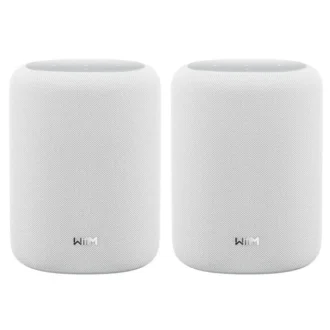 WiiM Sound LITE Twin Pack weiss Smart Speaker Hi-Res Multiroom Lautsprecher-Set