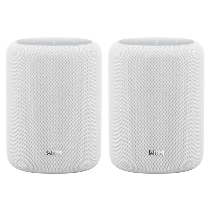 WiiM Sound LITE Twin Pack weiss Smart Speaker Hi-Res Multiroom Lautsprecher-Set